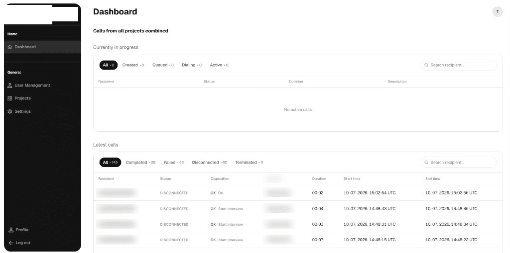 AI glasovni agent za telefonsko anketiranje